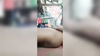 Hairy Pussy Babe Touching Herself Moaning Getting So Horny