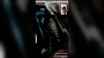 Horny GF Stripping And Teasing Lover On Video Call