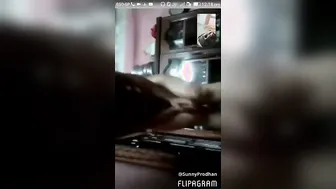 Horny GF Stripping And Teasing Lover On Video Call