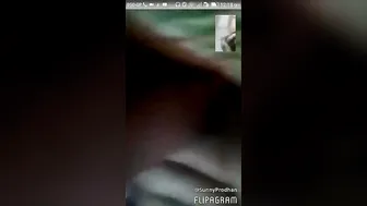 Horny GF Stripping And Teasing Lover On Video Call