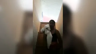 Bubbly GF Flashing Her Natural Tits For First Time