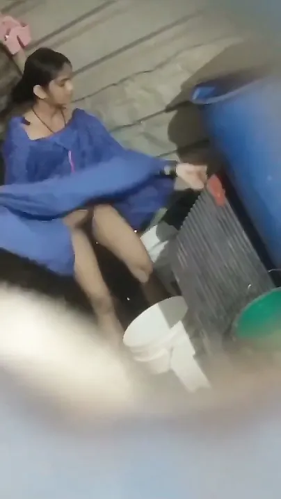 Neighbor Babe Taking Shower Caught On Hidden Camera Secretly