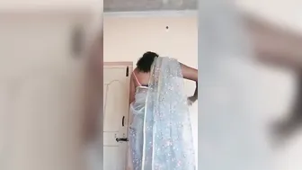 Desi Wife Removing Saree And Fingering Herself On Camera