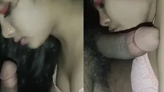 Wife Sucking Hubby Before Riding Him Till He Fills Her Up