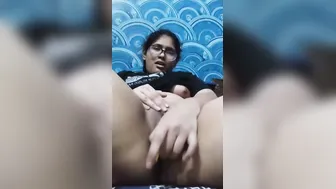 GF Home Alone Masturbating With Whatever She Found