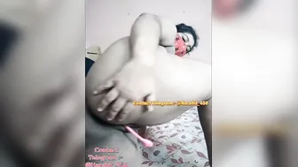 Masked GF Stripping Naked In Paid Private Video Chat