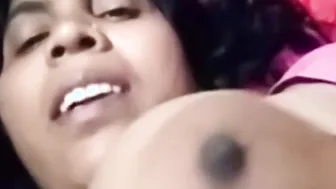 Married Aunty Stripping On Video Call Showing Her Big Tits