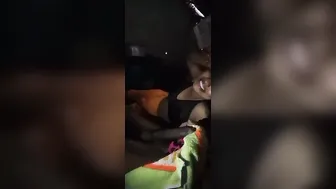 Village GF Sucking His Thick Cock Behind The House