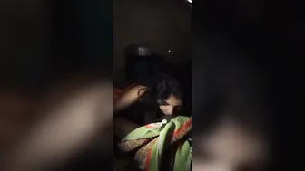 Village GF Sucking His Thick Cock Behind The House
