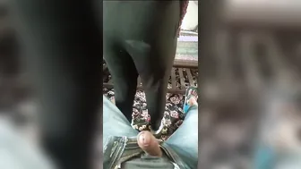 Mature Bhabhi Giving Sloppy Blowjob Showing Off Her Tits