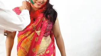 Bhabhi Swallowing His Cum After Sloppy Blowjob During Party