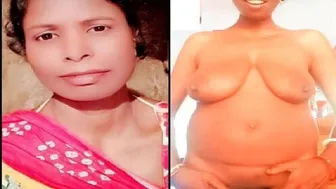 Village Milf Showing Off Her Massive Natural Boobs On Camera
