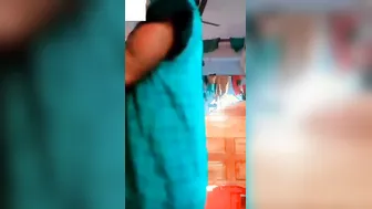 Village Milf Showing Off Her Massive Natural Boobs On Camera