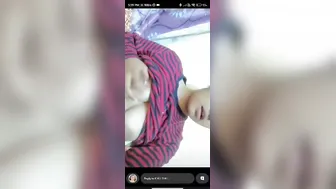 GF Showing Off Her Tits On Snapchat For Me