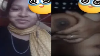 Cute GF Flashing Her Perfect Boobs Just For Me