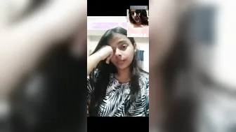 Cute Indian GF Exposing Boobs For Me On Video Call Sex