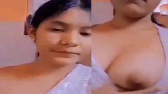 Assamese Babe Exposing Perky Boobs And Shaved Pussy On Camera