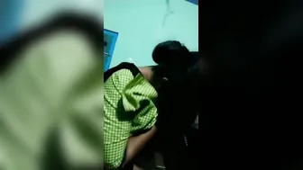 His GF Letting Him Suck Her Bare Tits After Stripping Now