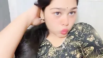 Beautiful Indian Girl Flashing Her Naked Tits On Camera