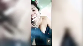 My Topless Gf Chatting Dirty And Teasing On Video Call Today