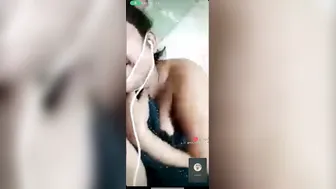 My Topless Gf Chatting Dirty And Teasing On Video Call Today