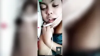 My Topless Gf Chatting Dirty And Teasing On Video Call Today