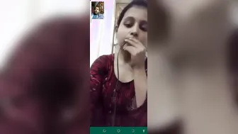 My GF Getting Naked And Touching Herself On Video Call