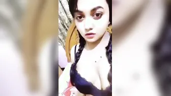 Fair Desi Beauty Showing Off Her Gorgeous Tits On Camera