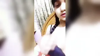Fair Desi Beauty Showing Off Her Gorgeous Tits On Camera