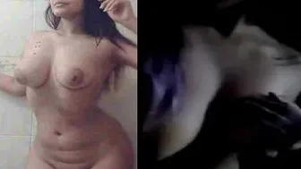Indian Babe Showing Her Naked Body In Dark Room On Camera