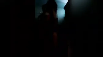 Indian Babe Showing Her Naked Body In Dark Room On Camera