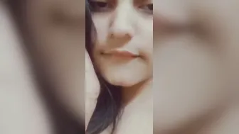Desi Babe Licking Her Own Tits Teasing Me On Cam So Naughty