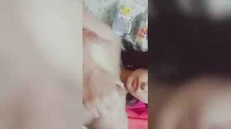 Desi Babe Licking Her Own Tits Teasing Me On Cam So Naughty