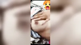 My GF Showing Her Boobs To Me On Our Video Call Tonight