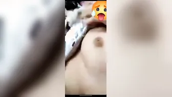 My GF Showing Her Boobs To Me On Our Video Call Tonight