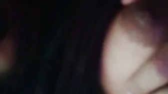 My Baby Showing Her Round Tits During Our Late Night Session