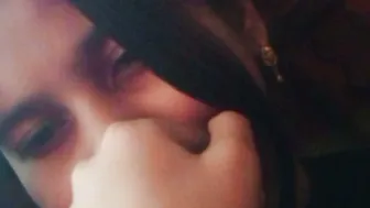 My Baby Showing Her Round Tits During Our Late Night Session