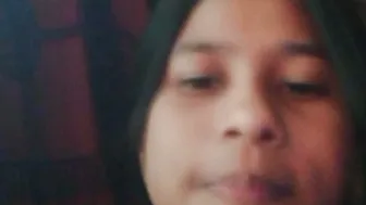 My Baby Showing Her Round Tits During Our Late Night Session