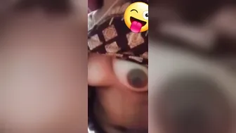 My GF Stripping Topless On Late Night Video Call Sex