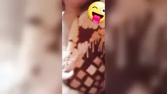 My GF Stripping Topless On Late Night Video Call Sex