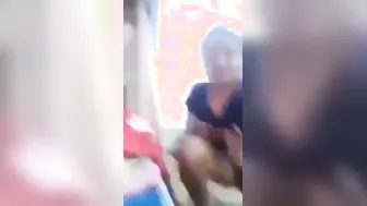 Babe Spreading Wide Open In Bathroom Getting Herself Ready