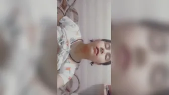 GF Filming Her Natural Boobs Just For Me In Her Room