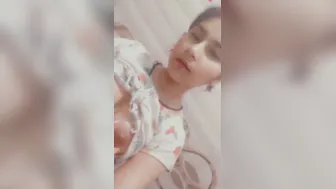 GF Filming Her Natural Boobs Just For Me In Her Room