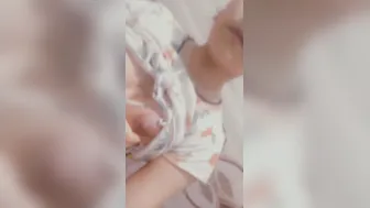 GF Filming Her Natural Boobs Just For Me In Her Room