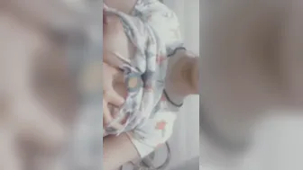 GF Filming Her Natural Boobs Just For Me In Her Room