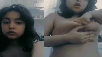 GF Playing With Her Massive Boobs Getting Me So Hard