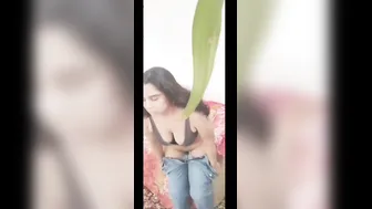 My GF Peeling Off Her Clothes Showing Everything To Me