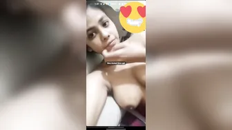 Desi Babe Stripping Naked For BF During Late Night Call