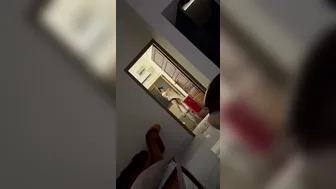 GF Flashing Her Boobs While Talking Dirty In Our Bedroom