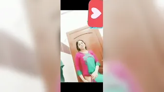 My GF Showing Off Her Round Boobs During Video Call Sex